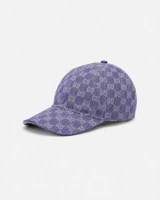 Casquette G Bleu en toile