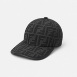 Casquette motif F Noire